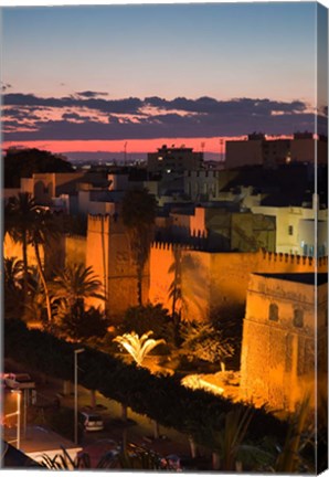 Framed Tunisia, Sfax, Medina along Avenue Ali Belhouane Print