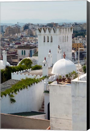 Framed View of Tangier from the Medina, Tangier, Morocco Print