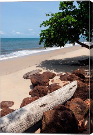 Framed View of the ocean on the Gulf of Guinea, Libreville, Gabon Print