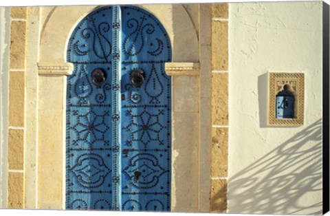 Framed Traditional Door Decorations, Tunisia Print