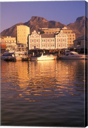 Framed Victoria and Albert Waterfront Center, Cape Town, South Africa Print