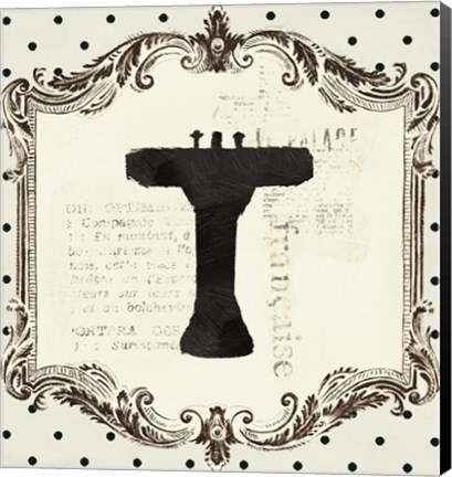 Framed Cartouche Sink Print