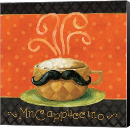 Framed Cafe Moustache IV Square Print