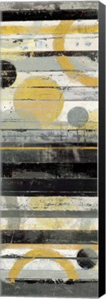 Framed Yellow Zephyr Panel Print