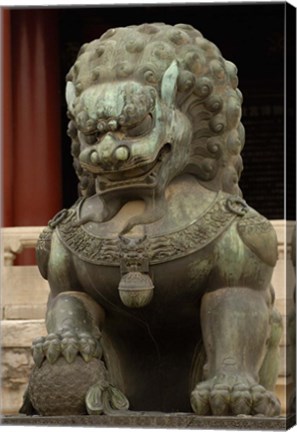 Framed Mythical Animal, Forbidden City, National Palace Museum, Beijing, China Print