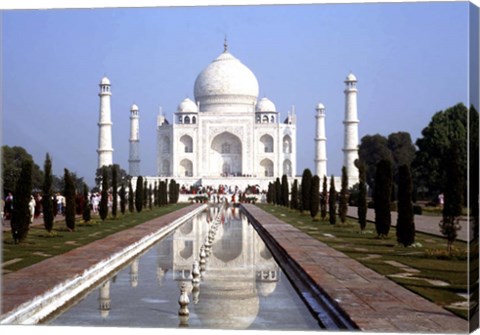 Framed Taj Mahal, Agra, India Print