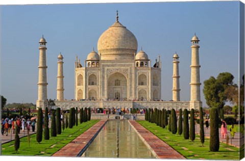 Framed Taj Mahal, Agra, India Print