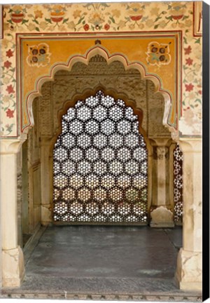 Framed Archway, Amber Fort, Jaipur, India Print