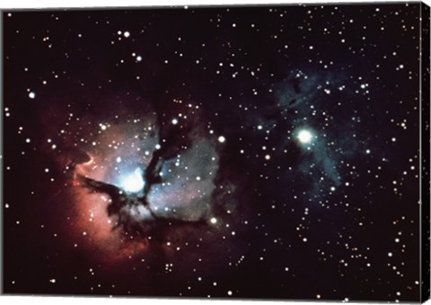 Framed Triffid Nebula In Sagitarius Print