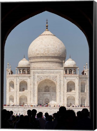 Framed Royal Gate detail s, Taj Mahal, Agra, India Print