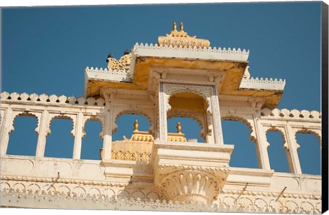 Framed City Palace, Udaipur, Rajasthan, India. Print