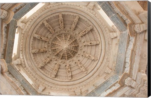 Framed Jain Temple, Ranakpur, Rajasthan, India Print