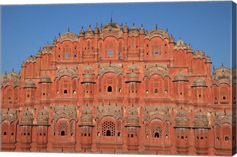Framed Hawa Mahal (Palace of the Winds), Rajasthan, India Print