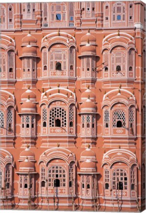 Framed Hawa Mahal (Palace of Winds), Jaipur, Rajasthan, India Print