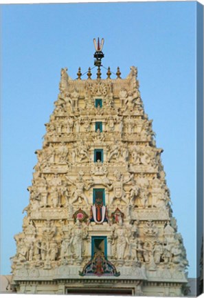 Framed Hindu Temple in Pushkar, Rajasthan, India Print