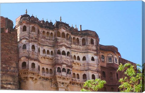 Framed Meherangarh, Majestic Fort, Jodhpur, Rajasthan, India Print