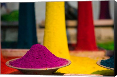 Framed Incense for Sale at Pushkar Camel Fair, India Print