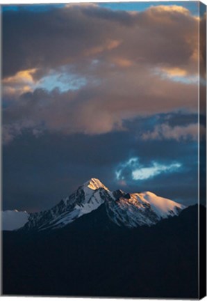 Framed Landscape of Stok Mountain Range, Ladakh, India Print