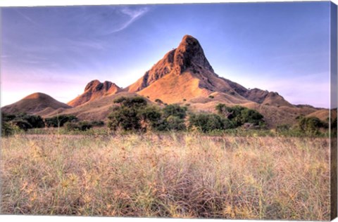 Framed Landscape of Padar Island, Komodo National Park, Indonesia Print