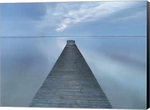 Framed Long Pier Print