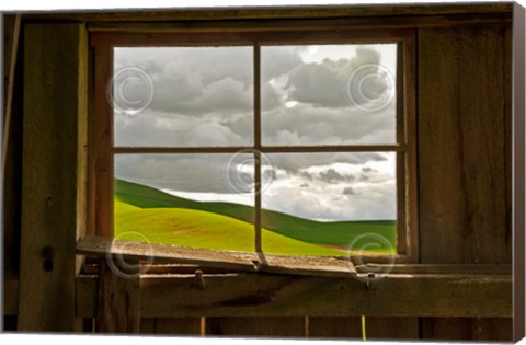 Framed Palouse Barn Print