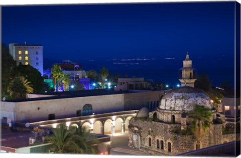 Framed Israel, The Galilee, Tiberias, Al-Amari Mosque Print