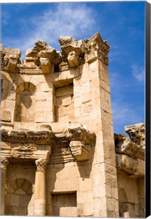 Framed Nymphaeum, Once the Roman city of Gerasa, Jerash, Jordan Print