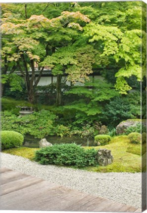 Framed Sennyuji Temple Garden, Kyoto, Japan Print