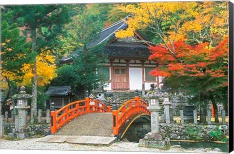 Framed Ryuzenji Temple, Nara, Japan Print