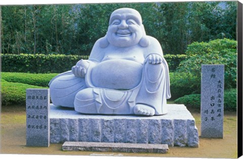 Framed Statue at Kumano Nachi Shrine, Katsuura, Wakayama, Japan Print