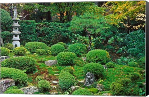 Framed Sanzen-in Temple, Ohara, Kyoto, Japan Print