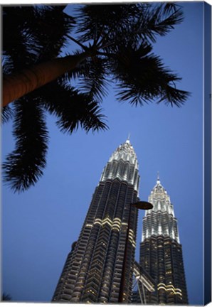 Framed Malaysia, Petronas Twin Towers, Modern buildings Print