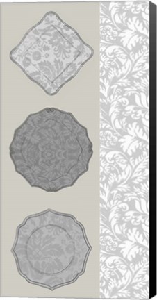 Framed Linear Tableware II Print