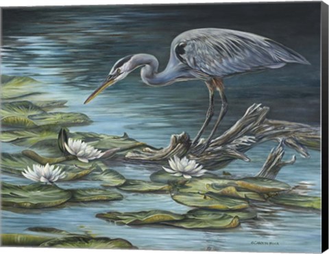 Framed Heron Haven Print