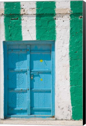 Framed Oman, Sharqiya Region, Asaylah. Coffee Shop Exterior Print