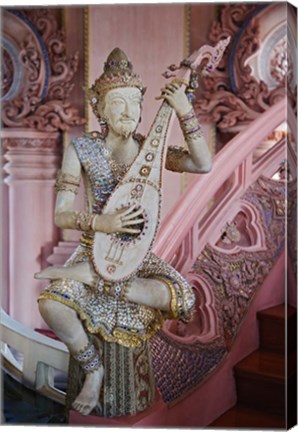 Framed Figure on The Stairway to Heaven, Erawan Museum in Samut Prakan, Bangkok, Thailand Print