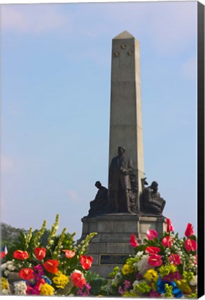 Framed Rizal Monument, Manila, Philippines Print