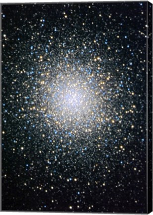 Framed Great Globular Cluster in Hercules Print