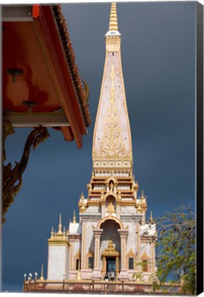 Framed Wat Chalong Buddhist Monastery, Phuket, Thailand Print