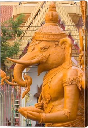 Framed Candle Festival and Sculpture, Buddhist Lent Rituals, Ubon Ratchathani, Thailand Print