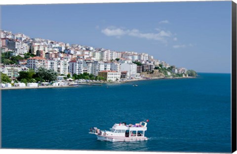 Framed Black Sea Port, Paphlagonia, Turkey Print