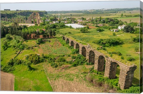 Framed Aerial view of Aspendos, Antalya, Turkey Print