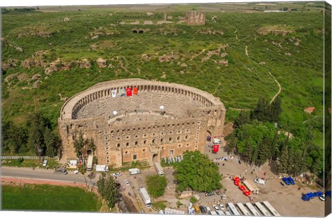 Framed Amphitheater of Aspendos, Antalya, Turkey Print