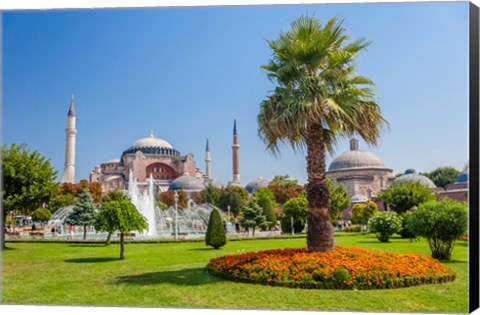 Framed Hagia Sophia, Istanbul, Turkey Print