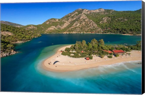 Framed Oludeniz, Fethiye, Turkey Print