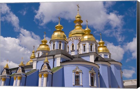 Framed St Michaels Cathedral, Kiev, Ukraine Print