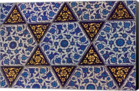 Framed Tile Inside Topkapi Palace, Istanbul, Turkey Print