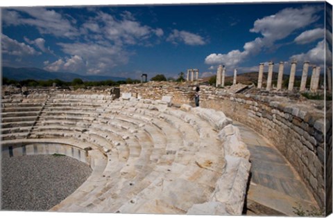 Framed Theater in the Round, Aphrodisias, Turkey Print