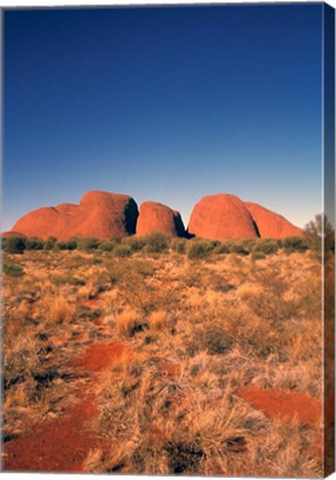 Framed Australia, Uluru Kata Tjura, Outback, The Olgas Print