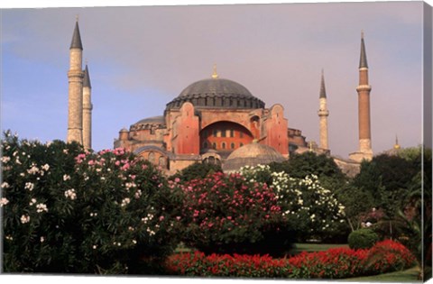 Framed Saint Sophia Church, Hagai Sophia, Istanbul, Turkey Print